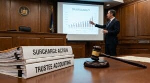 Surcharge action against trustees.